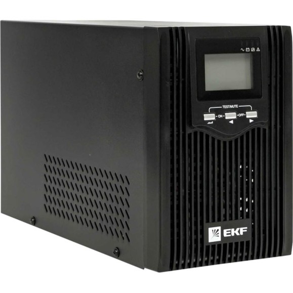 Линейно-интерактивный источник бесперебойного питания EKF E-Power PSW 600 2000 ВА/1600 Вт, напольный, без АКБ, с усиленным зарядным устройством PSW-620-T