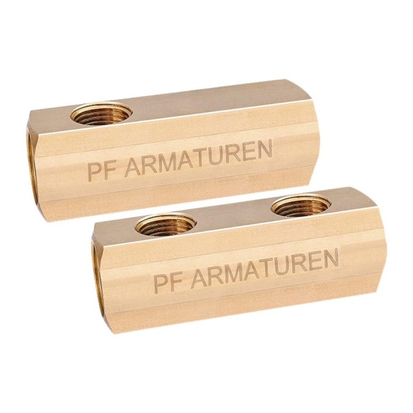Коллектор PROFACTOR латунный, односторонний в/в 1" х 2 вых 1/2"вн PF MF 259.2 Коллектор PROFACTOR латунный, односторонний в/в 1" х 2 вых 1/2"вн PF MF 259.2