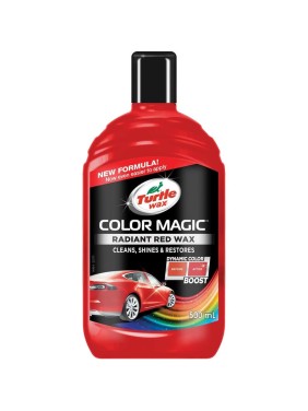 Восковой красный автополироль Turtle Wax TW COLOR MAGIC RADIANT RED WAX 500ML 52711