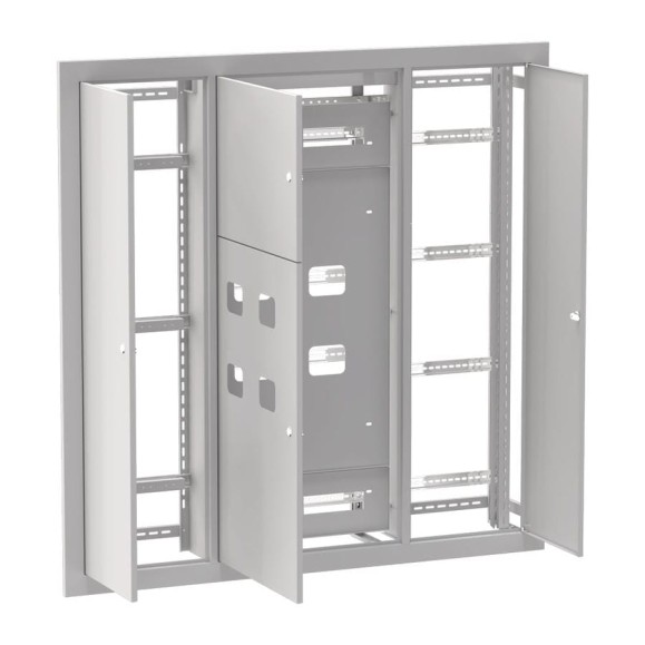 Этажное распределительное встроенное устройство EKF типа УЭРВ 4 кв. Basic 1300x1300x150 uerv-4-1300-1300