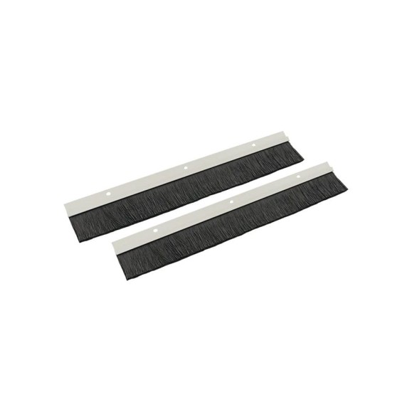 Щеточный буртик на алюминиевом держателе EKF 400*45 ЕKF Basic (2шт) BSCE4045C