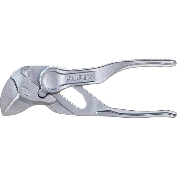 Переставные клещи-ключ Knipex XS, 21 мм (3/4"), 100 мм, Cr-V, серые, KN-8604100