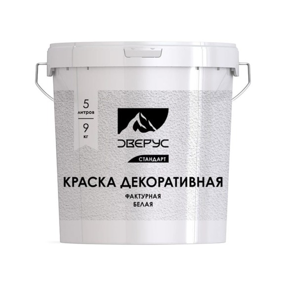 Декоративная краска Эверус Стандарт (фактурная; шуба; 9 кг) S1050401