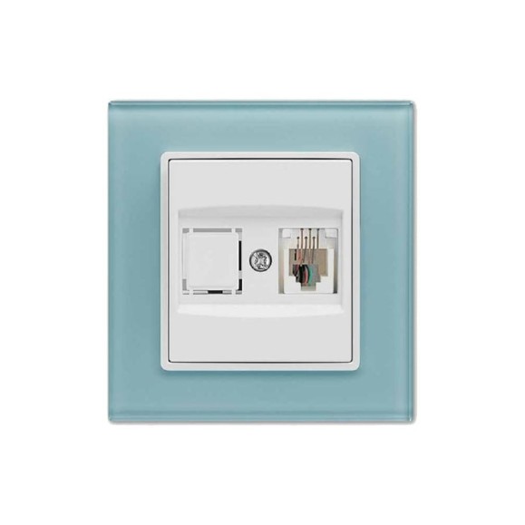 Розетка Metronex Electric Эксклюзивный Синий телефонная FRZMT040001SIN
