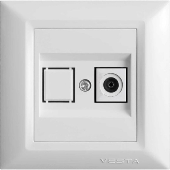 Розетка Metronex Electric Рим TV FRZTV010101BEL Розетка Metronex Electric Рим TV FRZTV010101BEL
