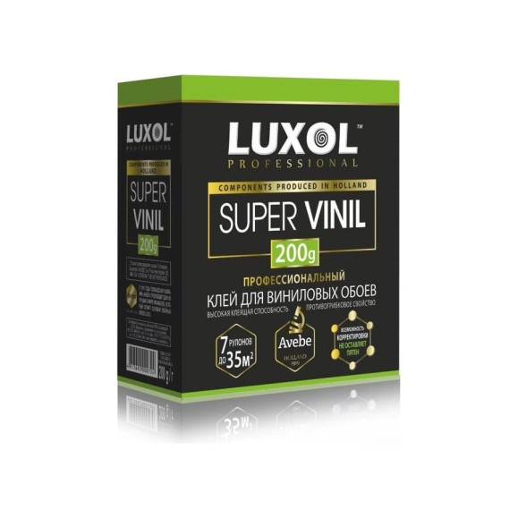 Обойный клей LUXOL SUPER VINIL профессиональный, 200 г LUXOL SUPER VINIL (Professional) 200г. Обойный клей LUXOL SUPER VINIL профессиональный, 200 г LUXOL SUPER VINIL (Professional) 200г.