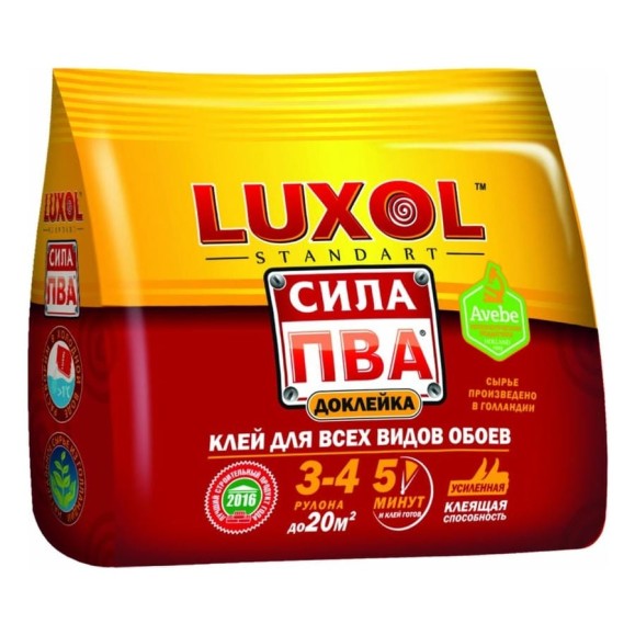 Обойный клей LUXOL Standart сила ПВА, 100 г LUXOL сила ПВА (Standart) 100г. Обойный клей LUXOL Standart сила ПВА, 100 г LUXOL сила ПВА (Standart) 100г.