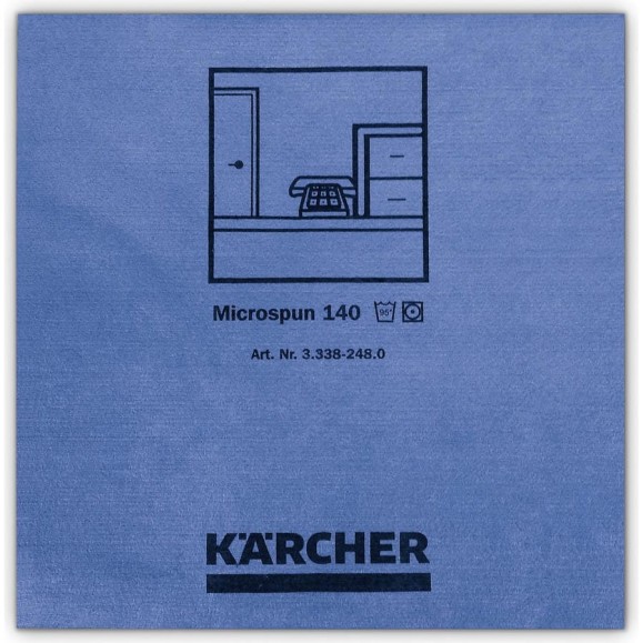 Салфетка из микроволокна Karcher MICROSPUN, синие, 10 шт. 3.338-248.0