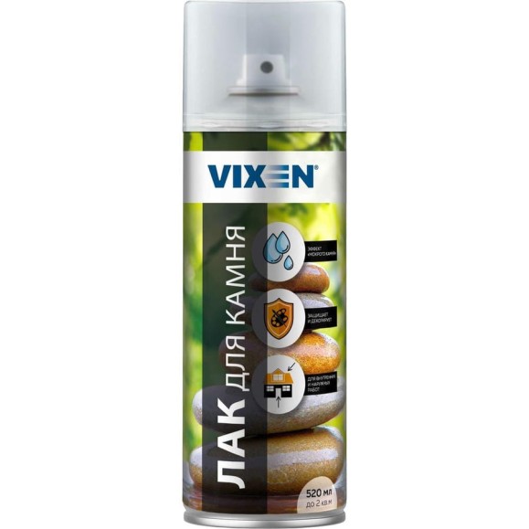 Лак для камня Vixen (аэрозоль; 520 мл) VX24006 Лак для камня Vixen (аэрозоль; 520 мл) VX24006