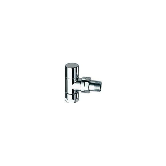 Запорный угловой вентиль FAR Top 1/2" гайка М24x19, серебро, EPDM FL 0128 12P