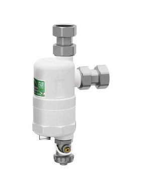 Грязеуловитель FAR COMPACT белый корпус, с магнитными вставками, 3/4", накидная гайка FA 2275 34 Грязеуловитель FAR COMPACT белый корпус, с магнитными вставками, 3/4", накидная гайка FA 2275 34