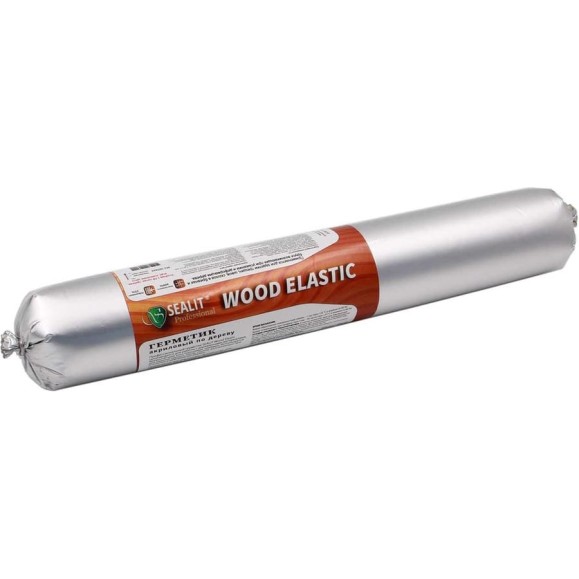 Акриловый герметик для дерева Sealit Wood Elastic 900 г, серый 136073