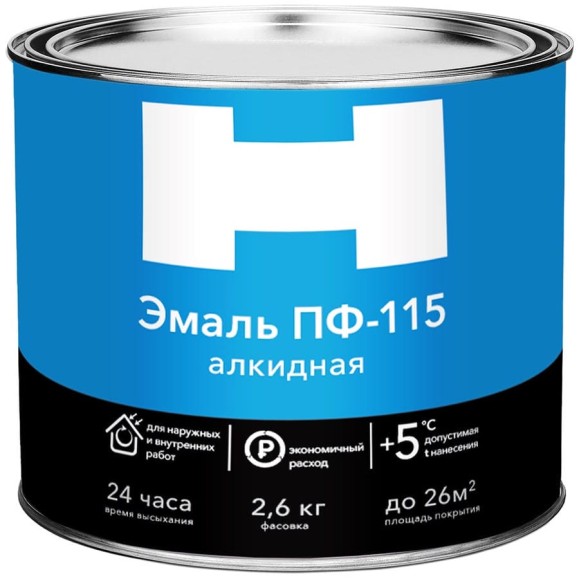 Эмаль HAMMERTON ПФ-115 кремовая, 2.6 кг 211026 241503 Эмаль HAMMERTON ПФ-115 кремовая, 2.6 кг 211026 241503