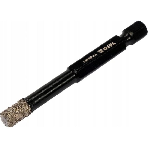 Коронка алмазная по плитке 6 мм, HEX YATO YT-60401