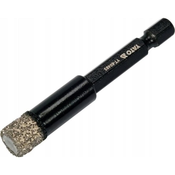 Коронка алмазная по плитке 10 мм, HEX YATO YT-60403