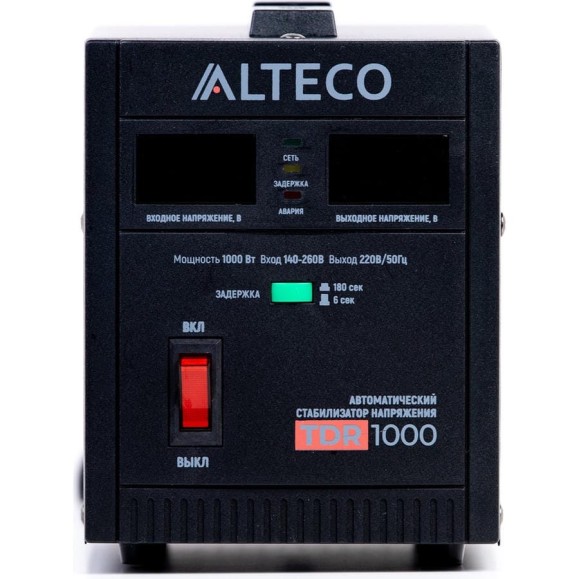 Автоматический стабилизатор напряжения ALTECO TDR 1000 49089 Автоматический стабилизатор напряжения ALTECO TDR 1000 49089