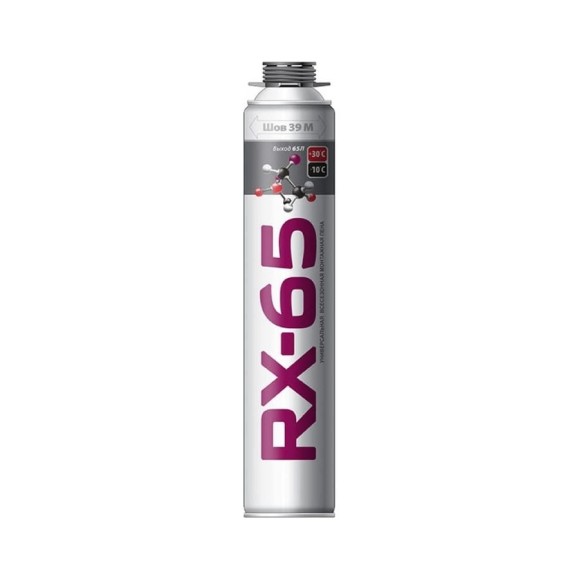Профессиональная монтажная пена RX 65 всесезонная 940 г 01-0-0-043