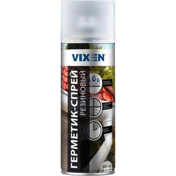 Резиновый герметик-спрей Vixen (прозрачный; аэрозоль; 520 мл) VX90200