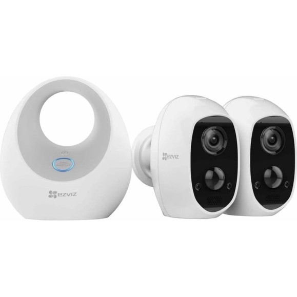 Набор из 2 Wi-Fi камер с базовой станцией W2D Ezviz CS-W2D-B2-EUP АВ5033451 Набор из 2 Wi-Fi камер с базовой станцией W2D Ezviz CS-W2D-B2-EUP АВ5033451