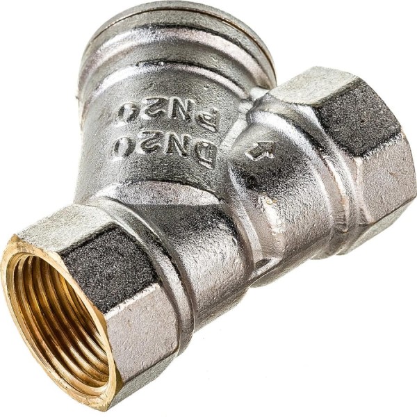 Фильтр сетчатый муфтовый для воды (3/4") Valtec VT.192.N.05