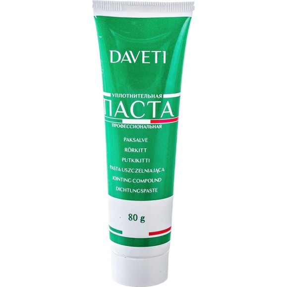 Уплотнительная профессиональная паста для резьбовых соединений DAVETI 80г DPASTA80