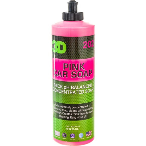 Автошампунь 3D Pink Car Soap 202OZ16 0.47 л 020518 Автошампунь 3D Pink Car Soap 202OZ16 0.47 л 020518