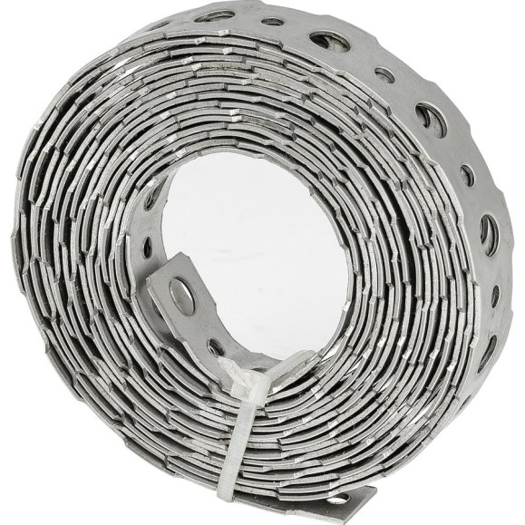 Перфорированная лента VORMANN 16x0,9 мм, 3 м, нержавеющая сталь 011401016 Перфорированная лента VORMANN 16x0,9 мм, 3 м, нержавеющая сталь 011401016