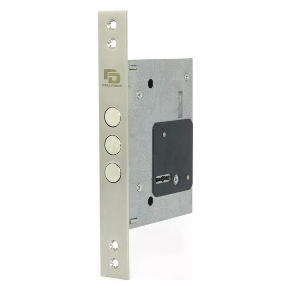 Врезной замок Palladium 0257 L никель 00009801 Врезной замок Palladium 0257 L никель 00009801