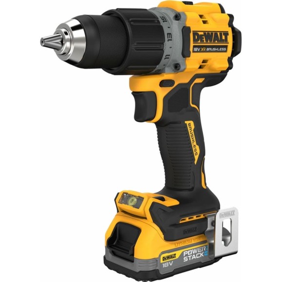 Бесщеточная дрель-шуруповерт DEWALT 2 скорости, 2 АКБ 18 В XR Li-Ion DCD800E2T-QW Бесщеточная дрель-шуруповерт DEWALT 2 скорости, 2 АКБ 18 В XR Li-Ion DCD800E2T-QW