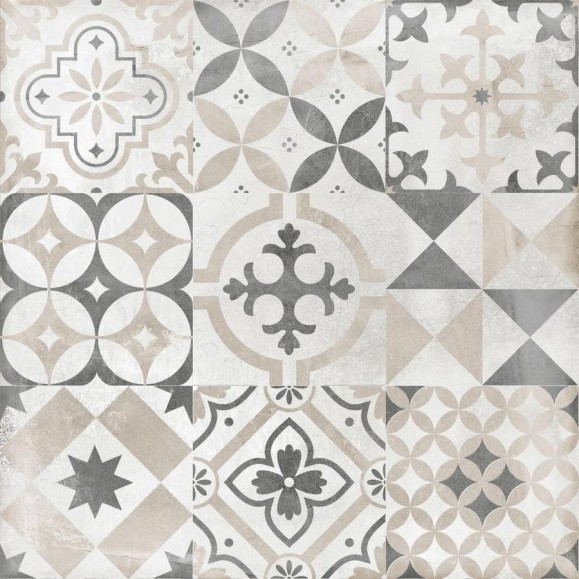 Керамогранит LB CERAMICS Цемент стайл (многоцветный орнамент; 45x45 см; площадь упаковки 1,62 кв.м) СК000037363