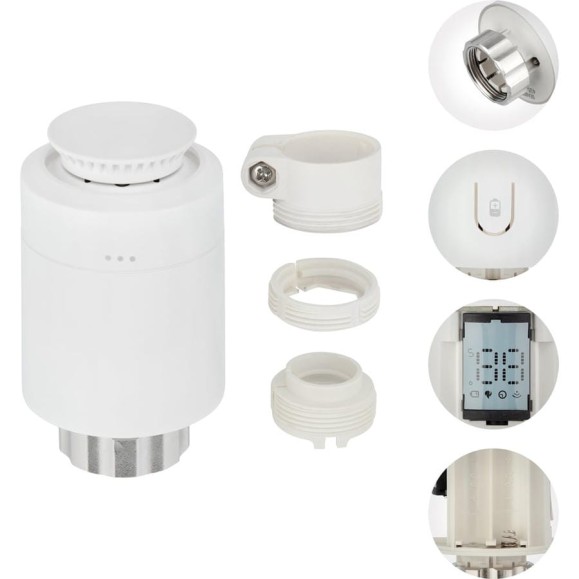 Умный терморегулятор для радиатора ZigBee Алиса SECURIC SEC-TW-101W