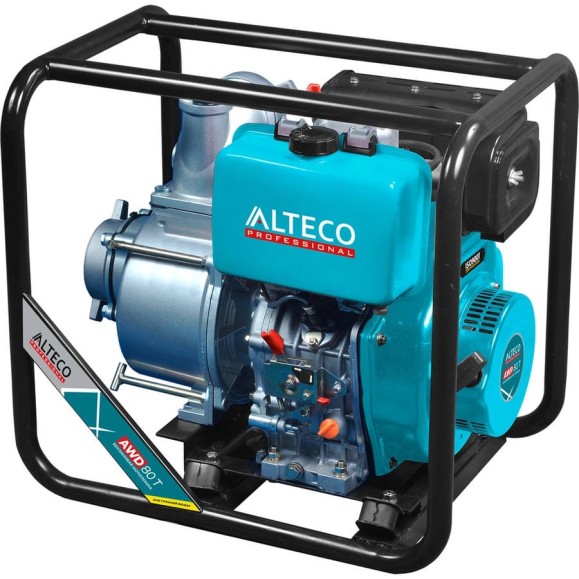 Дизельная мотопомпа ALTECO Professional AWD80T 44237 Дизельная мотопомпа ALTECO Professional AWD80T 44237