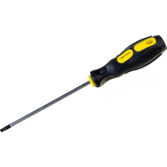 Отвертка TORX Эврика T25х125мм 5мм магнитная с противоскользящей ручкой ER-7DT-04 988156