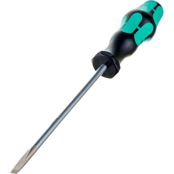 Шлицевая отвёртка WERA 335 SB SL 5,5x1x125 мм, на подвесе WE-100044