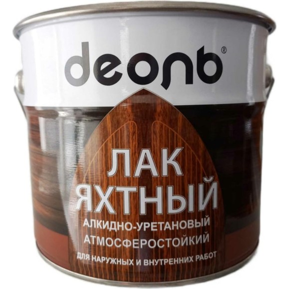 Яхтный лак ДЕОЛЬ алкидно-уретановый глянцевый, 2.7 л 00020977 Яхтный лак ДЕОЛЬ алкидно-уретановый глянцевый, 2.7 л 00020977
