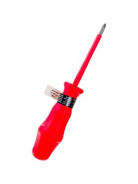 Диэлектрическая крестовая отвертка WERA 1765 i PZ VDE Kraftform Classic PZ1 x 80 мм WE-031260