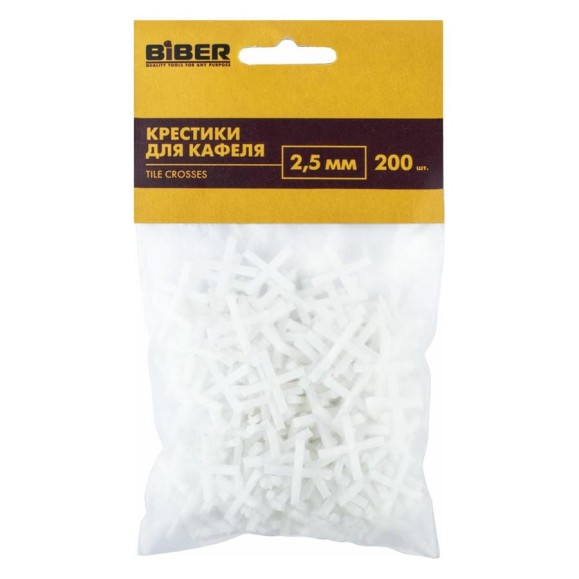 Крестики для кафеля (200 шт; 2.5 мм) Biber 55603 тов-080349