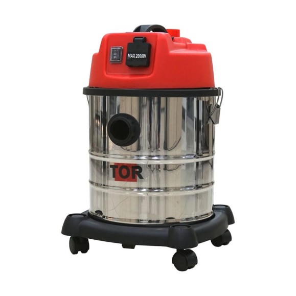 Пылесос TOR с розеткой WL092A-20L INOX Пылесос TOR с розеткой WL092A-20L INOX