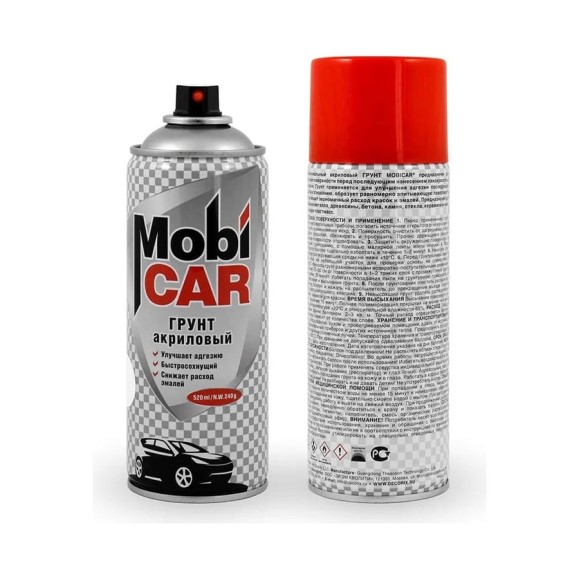 Акриловый грунт Mobicar 520 мл серый 0504-10 MC Акриловый грунт Mobicar 520 мл серый 0504-10 MC