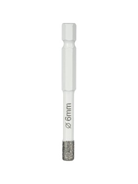 Коронка алмазная по керамике и керамограниту 6 мм Diamond Industrial DIDKVP06S10