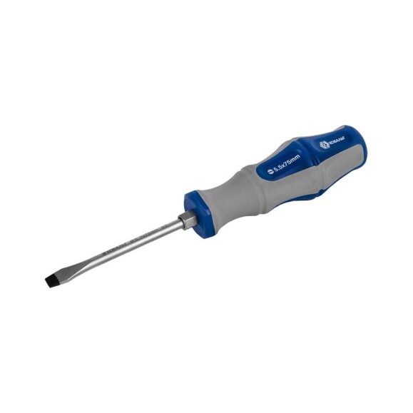 Отвертка ударная Ultra Grip SL 5.5 x 75 мм S2 КОБАЛЬТ 646-539