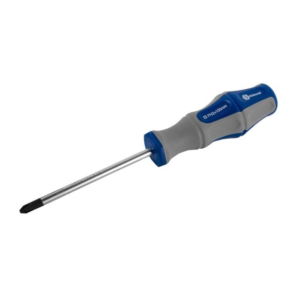 Отвёртка Ultra Grip PH-2 х 100 мм CR-V КОБАЛЬТ 646-355