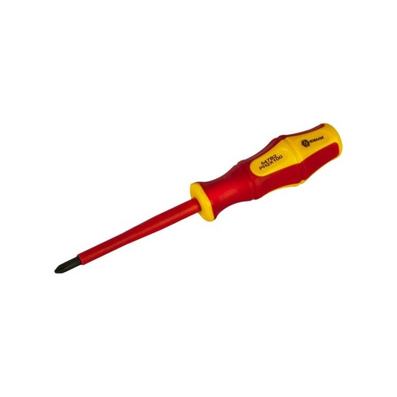 Отвертка диэлектрическая Ultra Grip PH-2 х 100 мм КОБАЛЬТ CR-V 646-508