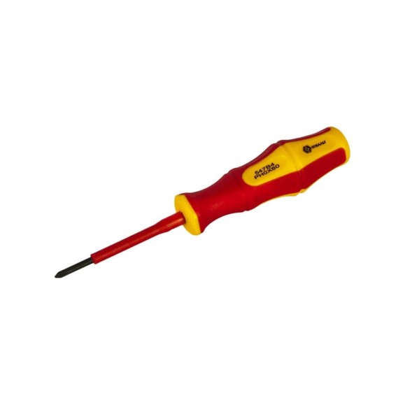 Отвертка диэлектрическая Ultra Grip PH-0 х 60 мм CR-V КОБАЛЬТ 646-485