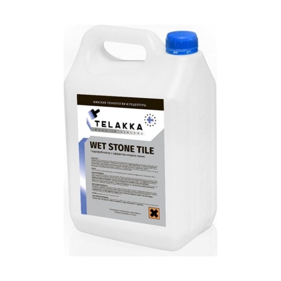 Пропитка с эффектом мокрого камня Telakka GIDROFOB WET STONE TILE 5 л 4631160697876 Пропитка с эффектом мокрого камня Telakka GIDROFOB WET STONE TILE 5 л 4631160697876