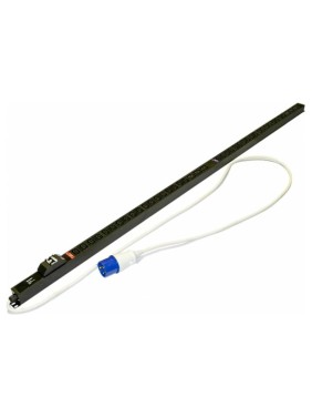 Блок розеток Hyperline вертикальный, 36 розеток IEC320 C13, 6розеток IEC320 C19, автоматический выключатель, кабель питания 2.5м (3x4.0мм2) с вилкой IEC 60309 32A (2P+E) 250В 1860x44.4x44.4м