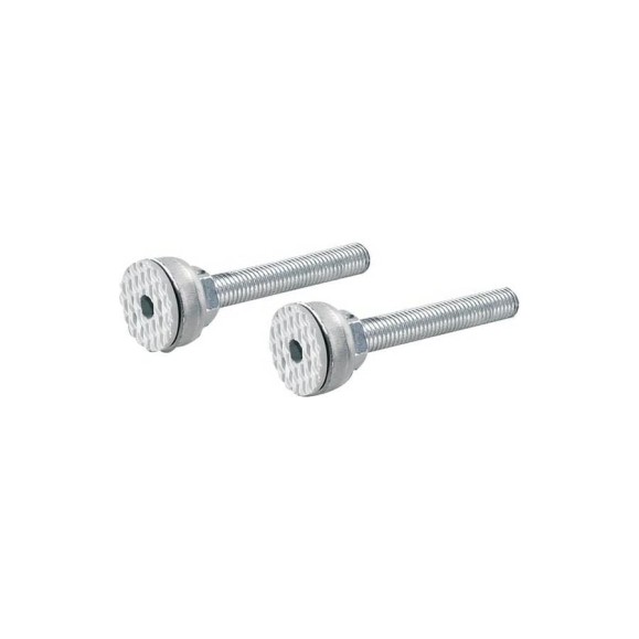 Ножка Hyperline M12x95 до 500 кг, цвет серебристый, для шкафов и стоек серий TTC2, TTB, TWFS-FC, TWB-FC, ORV 28912