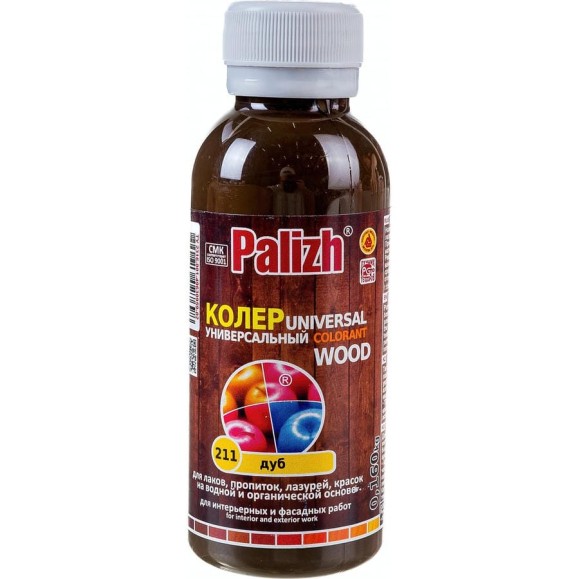 Универсальная колеровочная паста Palizh №211 WOOD 0,1л дуб 11598392