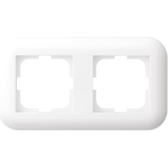 Рамка OVIVO LOFT, 2 поста, белый 404-010001-226