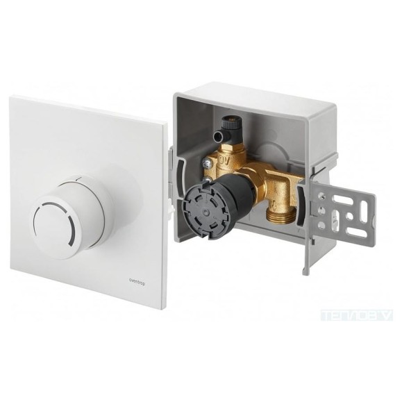 Набор терморегулятора OVENTROP Unibox RTL 10-40 C, крышка белый пластик 1022735